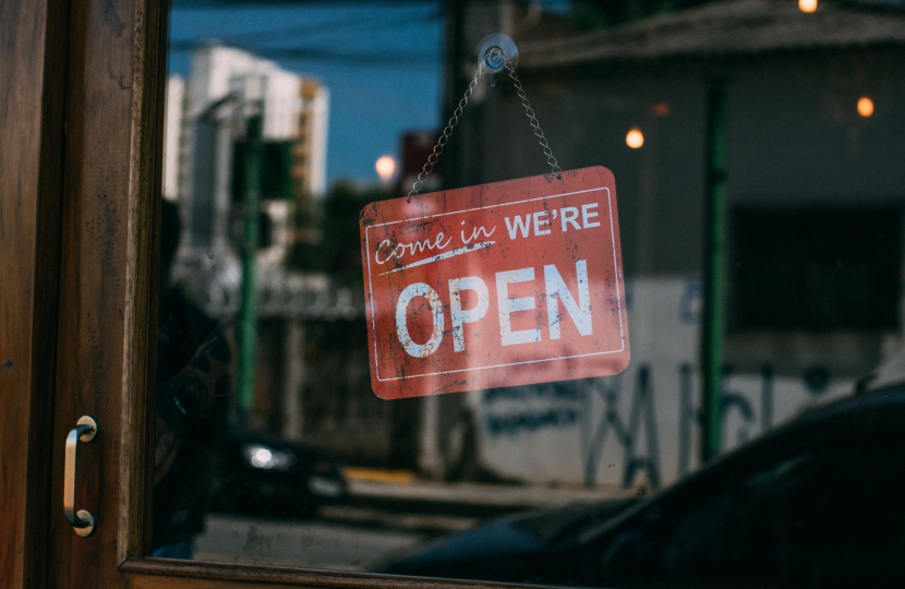 Shop open sign