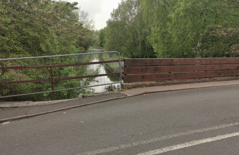 The bridge near Temple Way