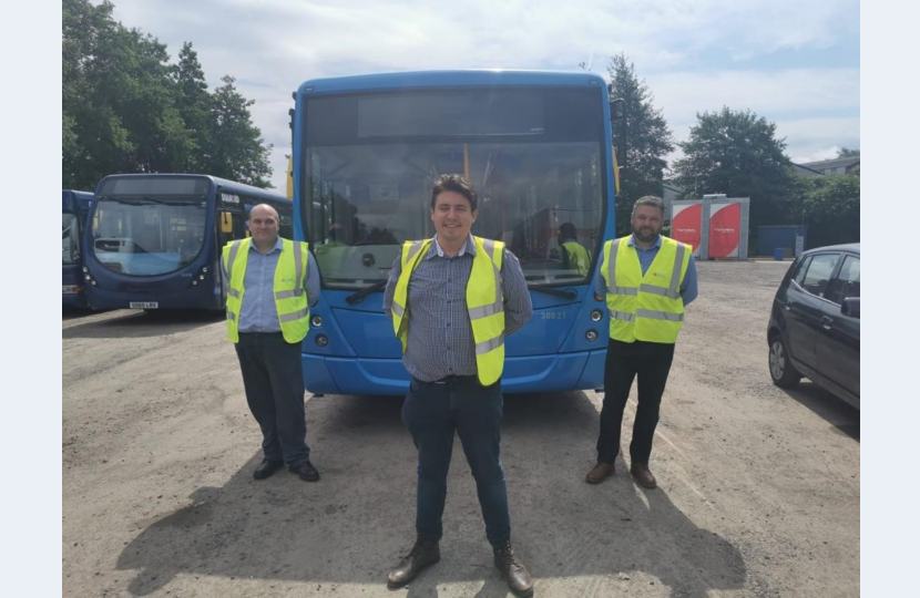 Shaun with the Diamond Bus Company