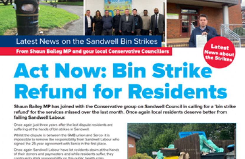 Sandwell Bin Strikes Letter