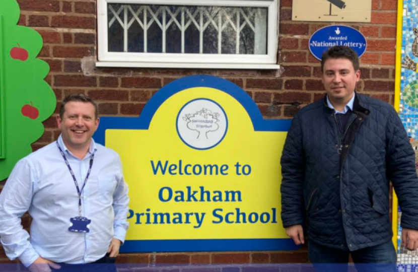 Visiting Oakham Primary School for UK Parliament Week 2022.