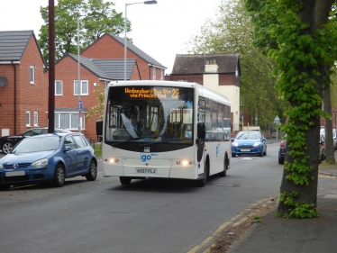 Elliott Brown photo of bus going to Wednesbury bus station via Princes End