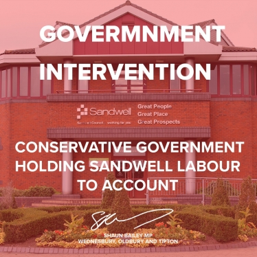 Government Intervention for Sandwell MBC