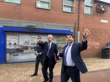 Shaun showing Michael around Owen St