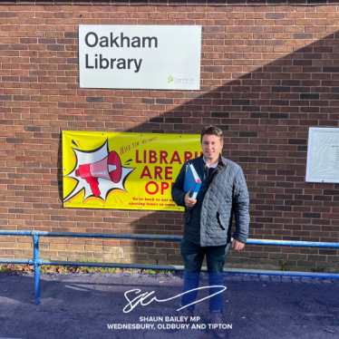 Shaun's face-to-face surgery at Oakham Library. 