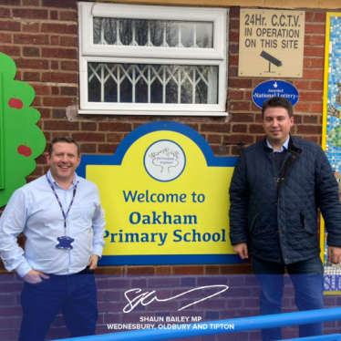 Visiting Oakham Primary School for UK Parliament Week 2022.