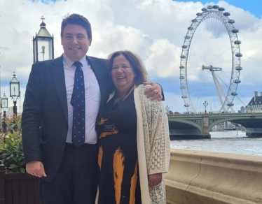 Shaun Bailey MP and mum