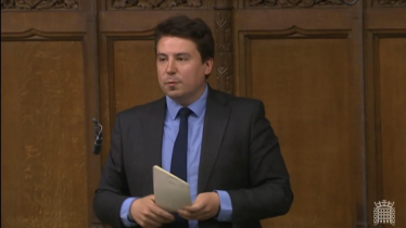 Shaun speaking in the Education debate